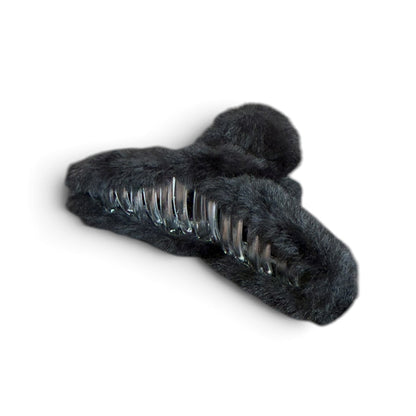 Fluffy Fur Hair Clip