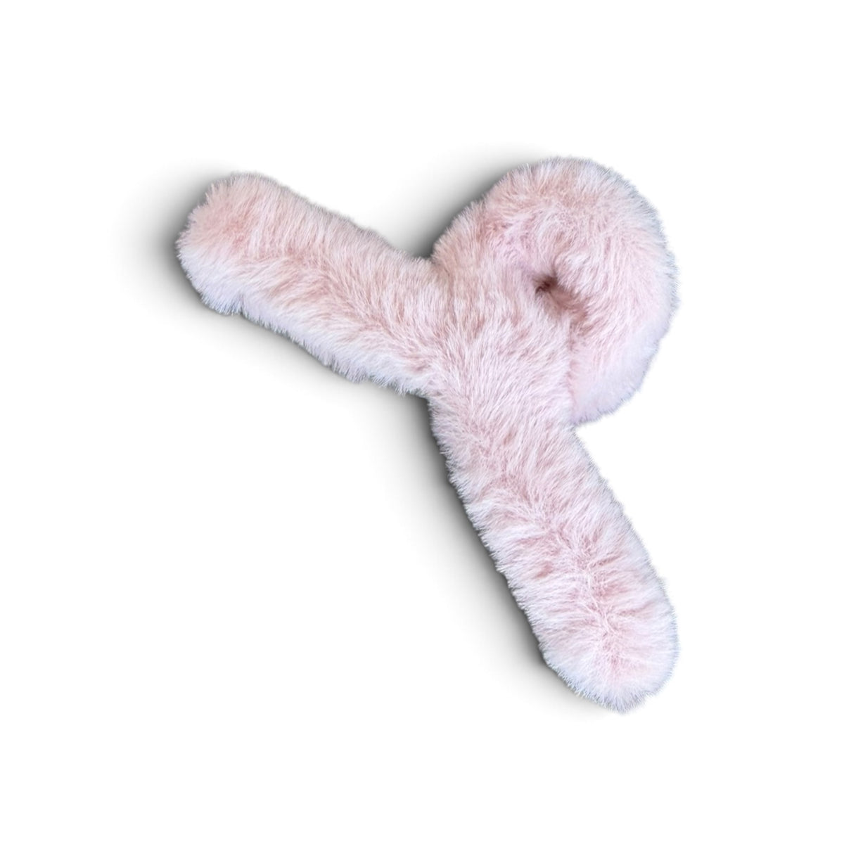 Fluffy Rose Fur Hair Clip