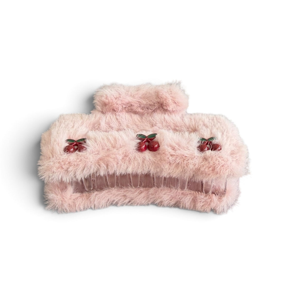 Fluffy Thick Dusty Fur Hair Clip