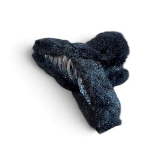 Fluffy Fur Hair Clip