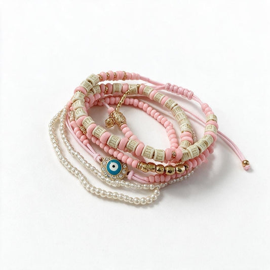 Blush Guardian Bracelet Set